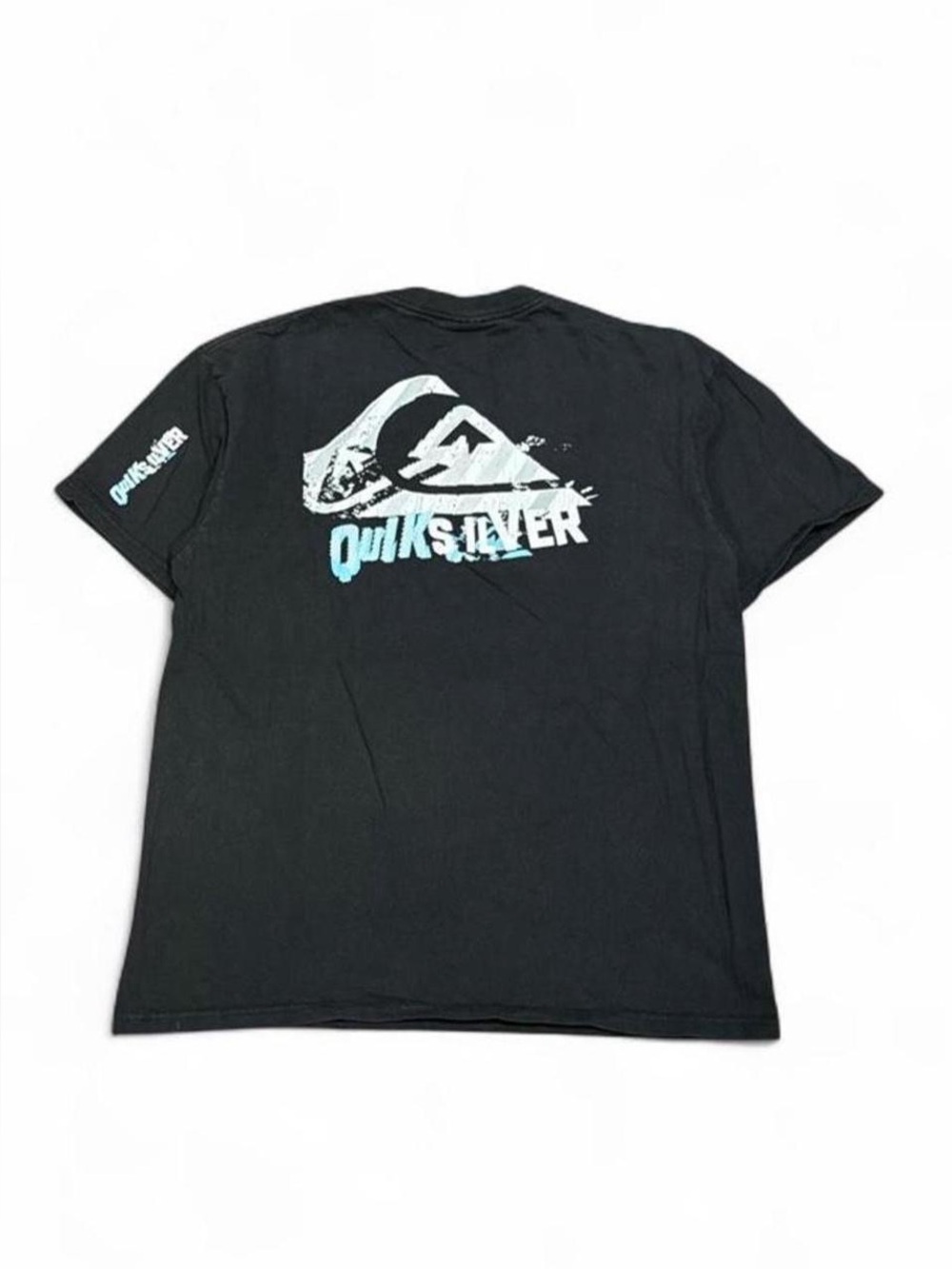 Y2K Quiksilver Surfwear Black Graphic Tee